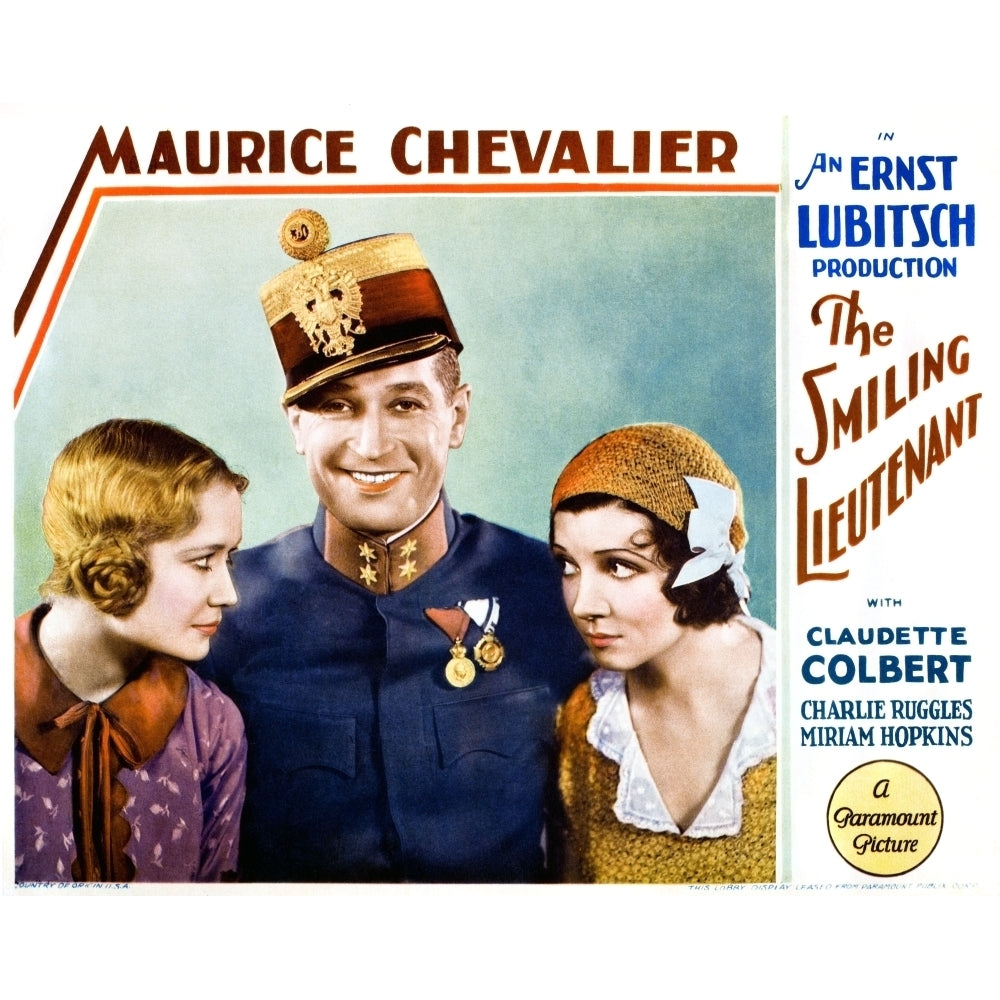 The Smiling Lieutenant Movie Poster Masterprint Image 1