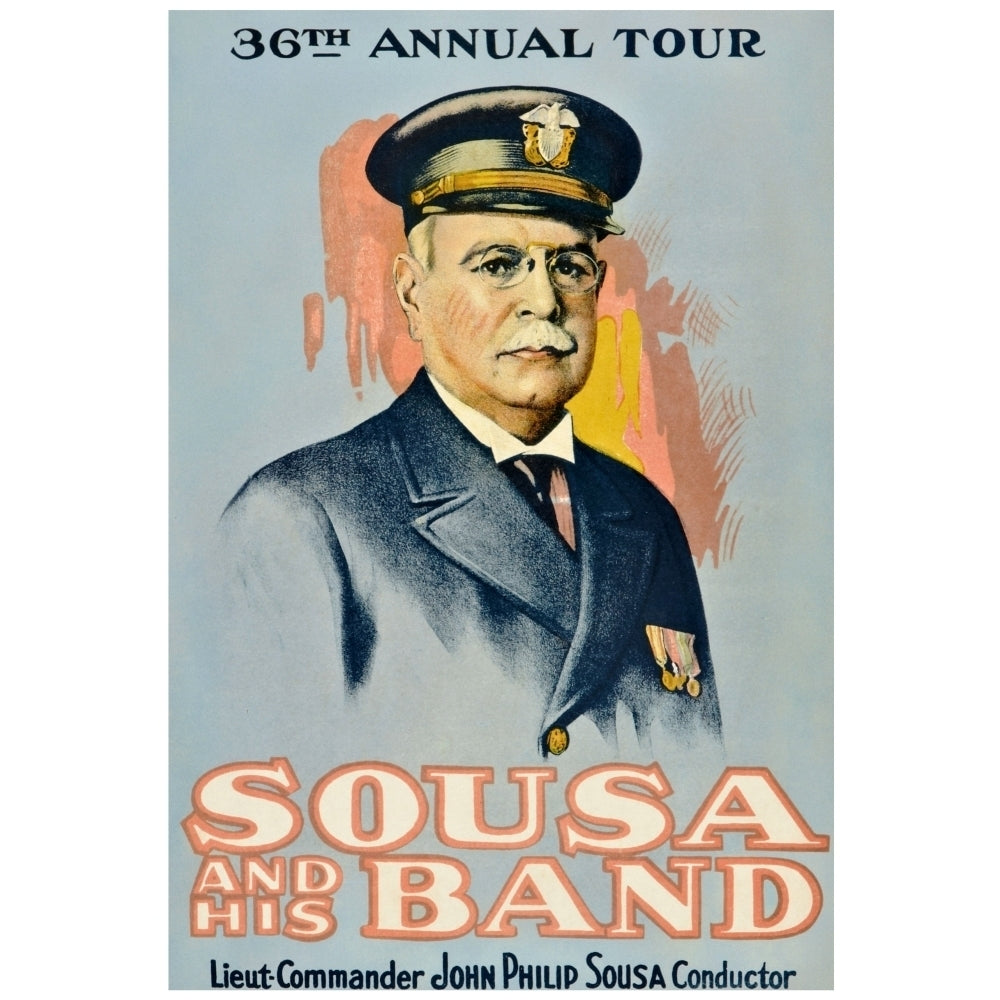 Sousa And His Band John Philip Sousa 1901. Movie Poster Masterprint Image 2