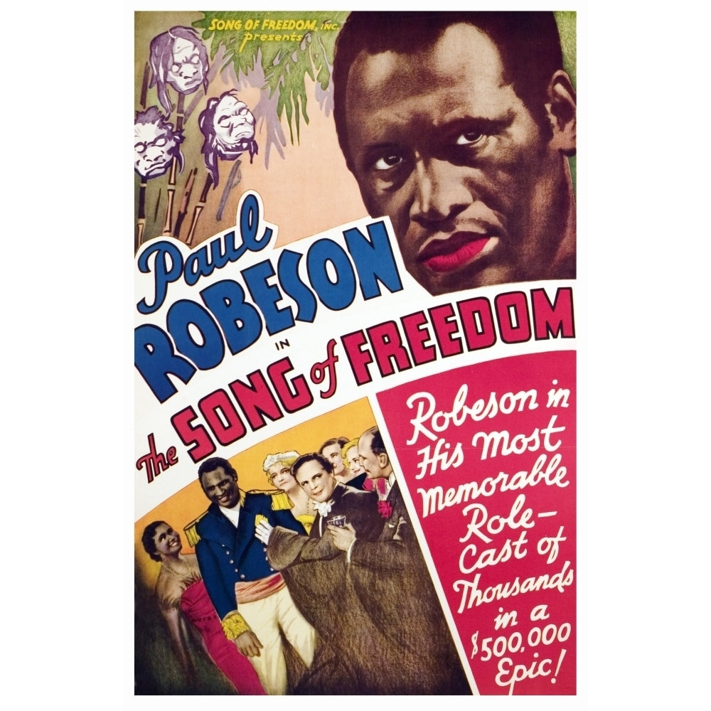 Song Of Freedom Paul Robeson 1936. Movie Poster Masterprint Image 2