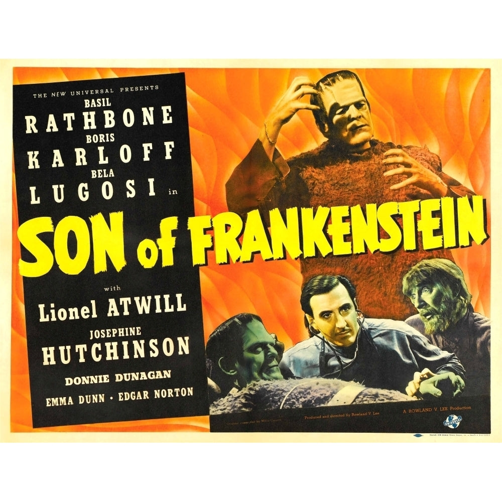 Son Of Frankenstein Movie Poster Masterprint Image 1