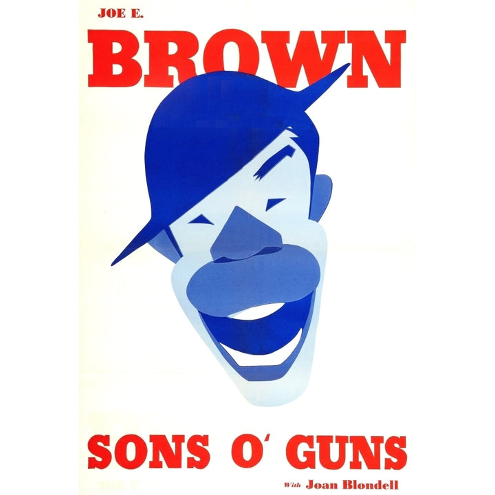 Sons O Guns Us Poster Art Joe E. Brown 1936 Movie Poster Masterprint Image 1