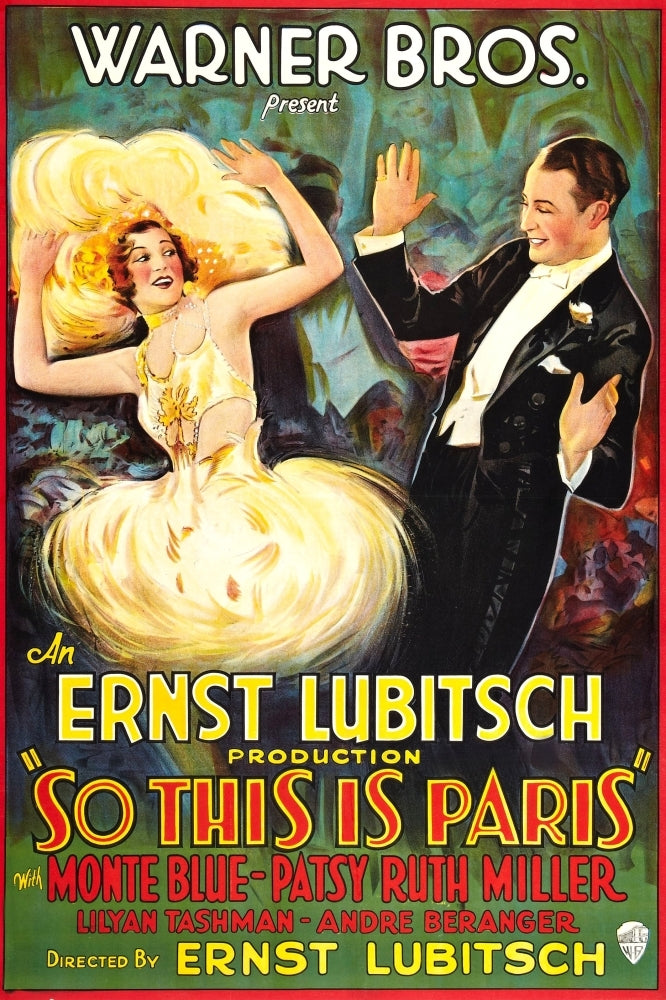 So This Is Paris L-R: Patsy Ruth Miller Monte Blue On Poster Art 1926 Movie Poster Masterprint Image 1