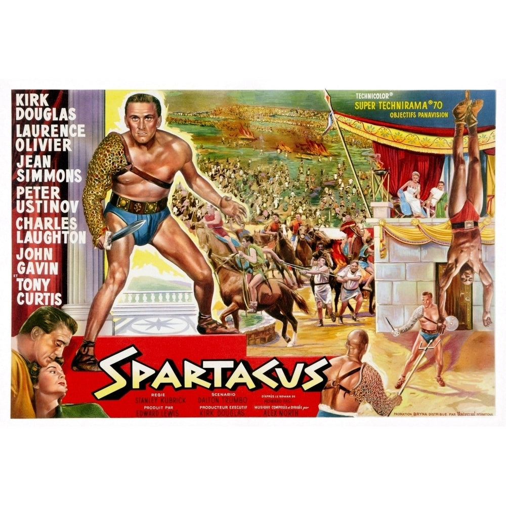 Spartacus : Kirk Douglas 1960. Movie Poster Masterprint Image 1