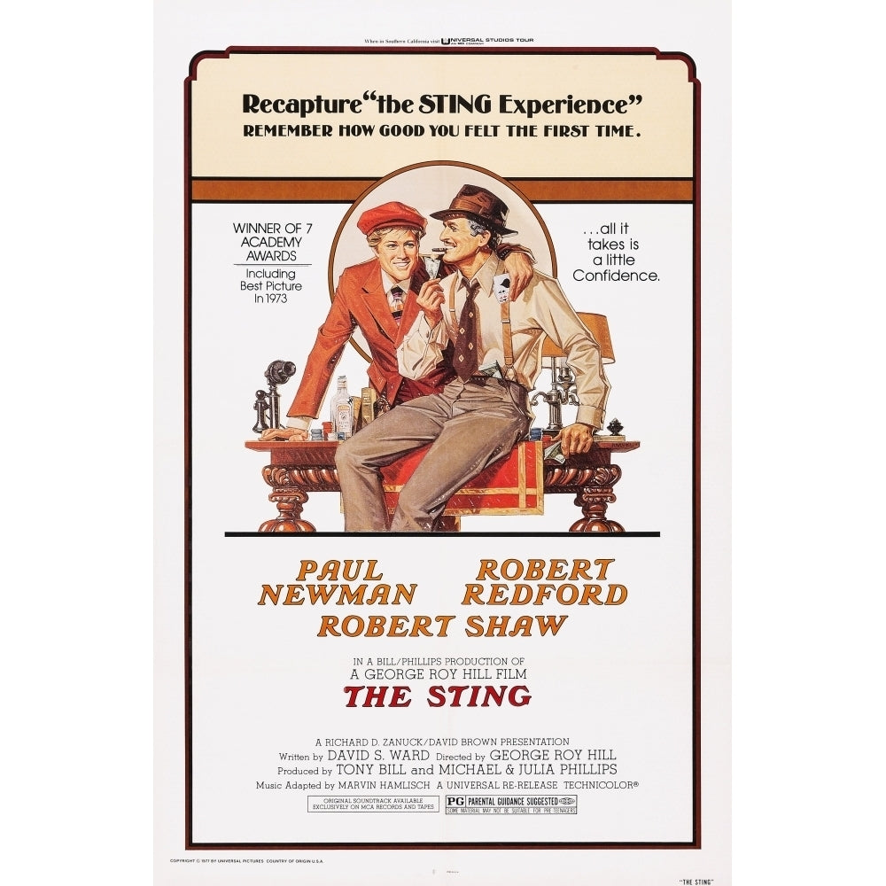 The Sting Movie Poster Masterprint Image 1