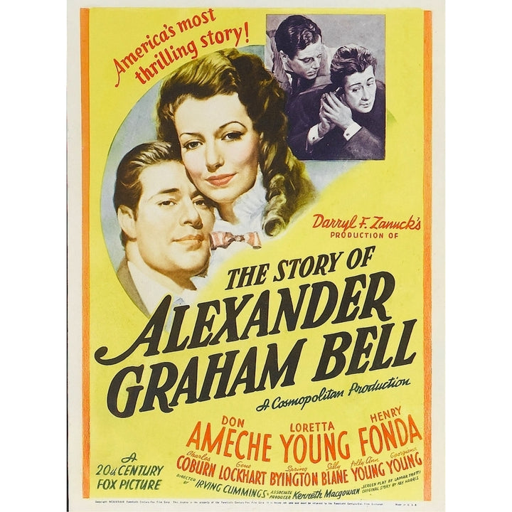 The Story Of Alexander Graham Bell Movie Poster Masterprint Image 1