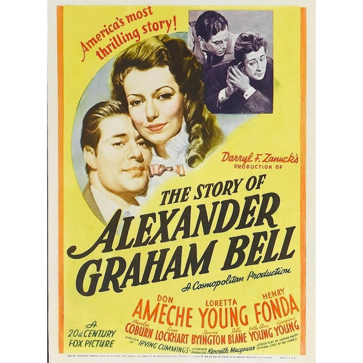 The Story Of Alexander Graham Bell Movie Poster Masterprint Image 1