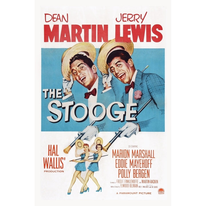 The Stooge Us Poster Art From Left: Dean Martin Jerry Lewis 1952 Movie Poster Masterprint Image 2