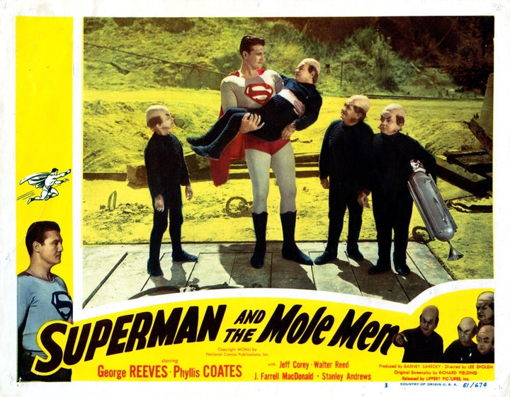 Superman And The Mole Men Lobbycard George Reeves 1951. Movie Poster Masterprint Image 1