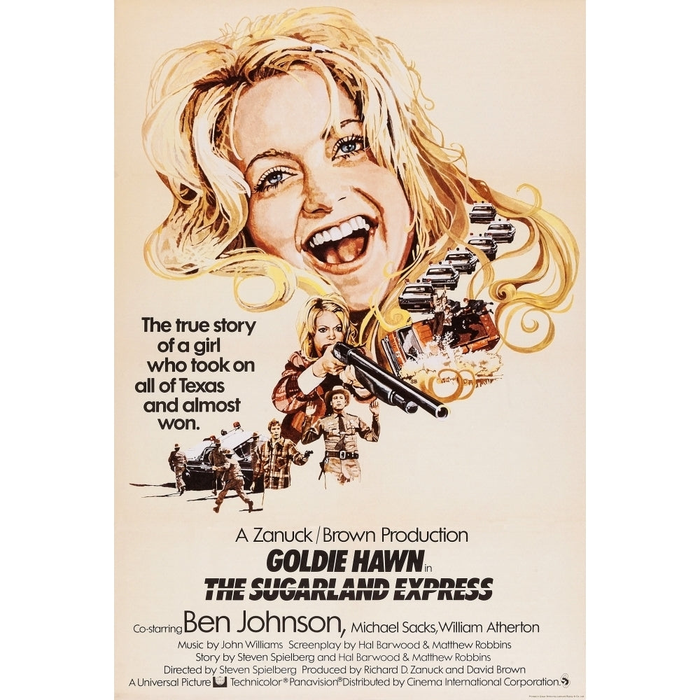 The Sugarland Express Us Poster Art Goldie Hawn 1974 Movie Poster Masterprint Image 2