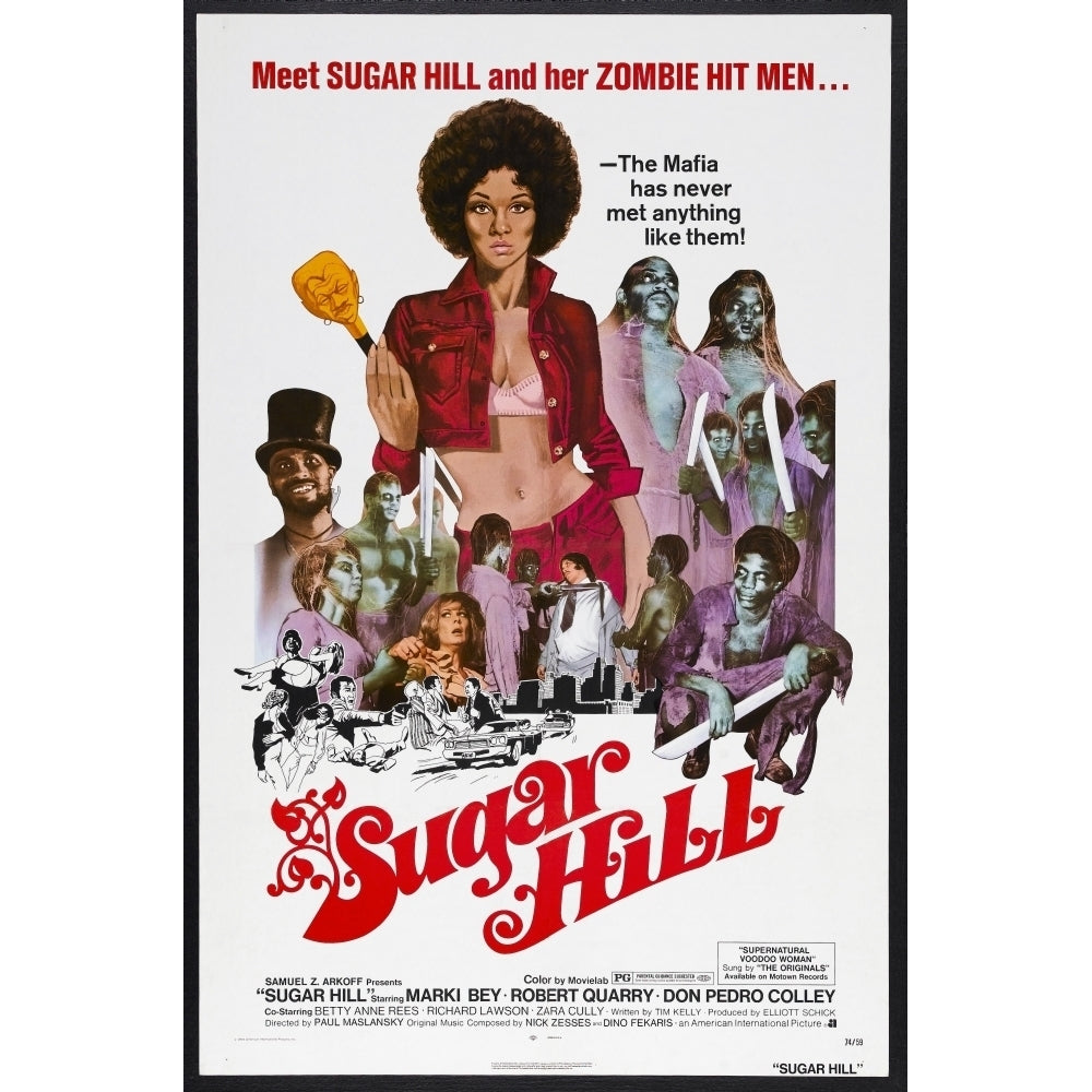 Sugar Hill Us Poster Marki Bey 1974 Movie Poster Masterprint Image 2