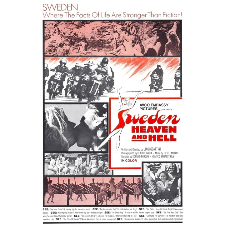 Sweden Heaven And Hell 1968 Movie Poster Masterprint Image 1