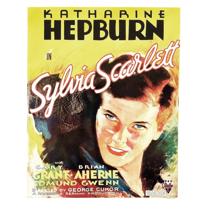 Sylvia Scarlett Us Poster Art Katharine Hepburn 1935 Movie Poster Masterprint Image 2