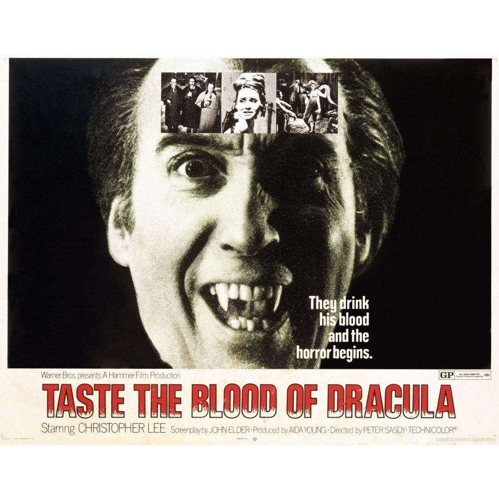 Taste The Blood Of Dracula Christopher Lee 1970 Movie Poster Masterprint Image 2