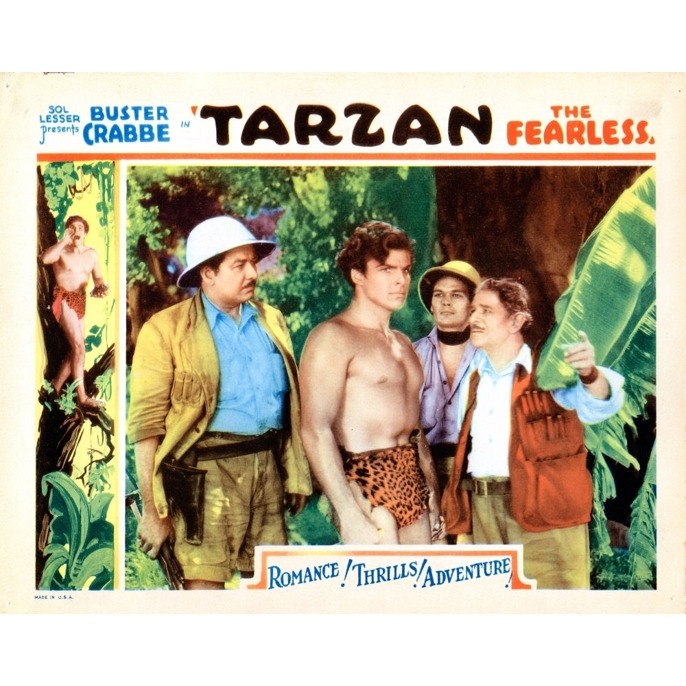 Tarzan The Fearless Movie Poster Masterprint Image 1