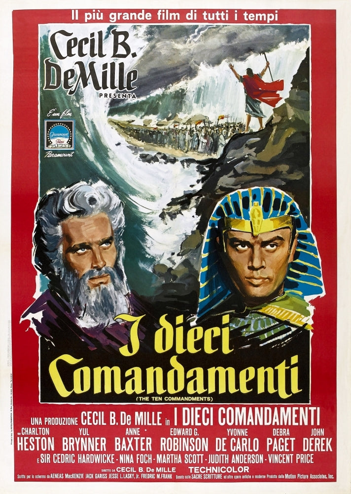 The Ten Commandments Movie Poster Masterprint Image 1