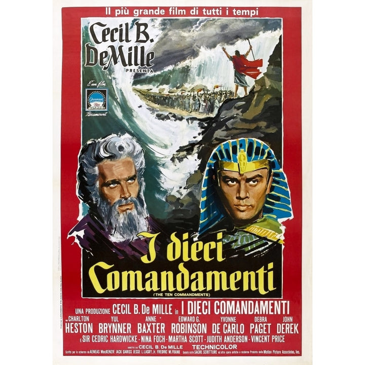 The Ten Commandments Movie Poster Masterprint Image 1