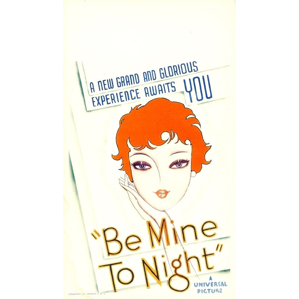 Tell Me Tonight Magda Schneider On Us Poster Art 1932 Movie Poster Masterprint Image 2