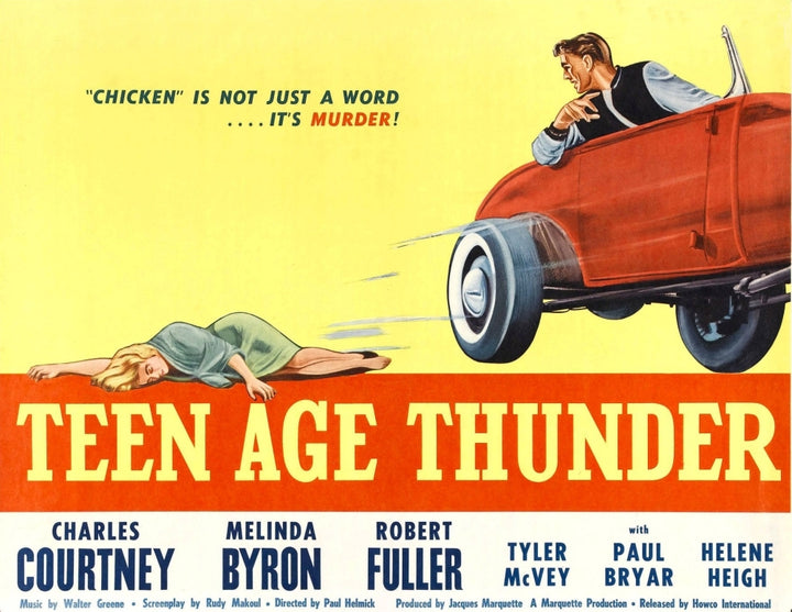 Teenage Thunder Poster Art 1957 Movie Poster Masterprint Image 1