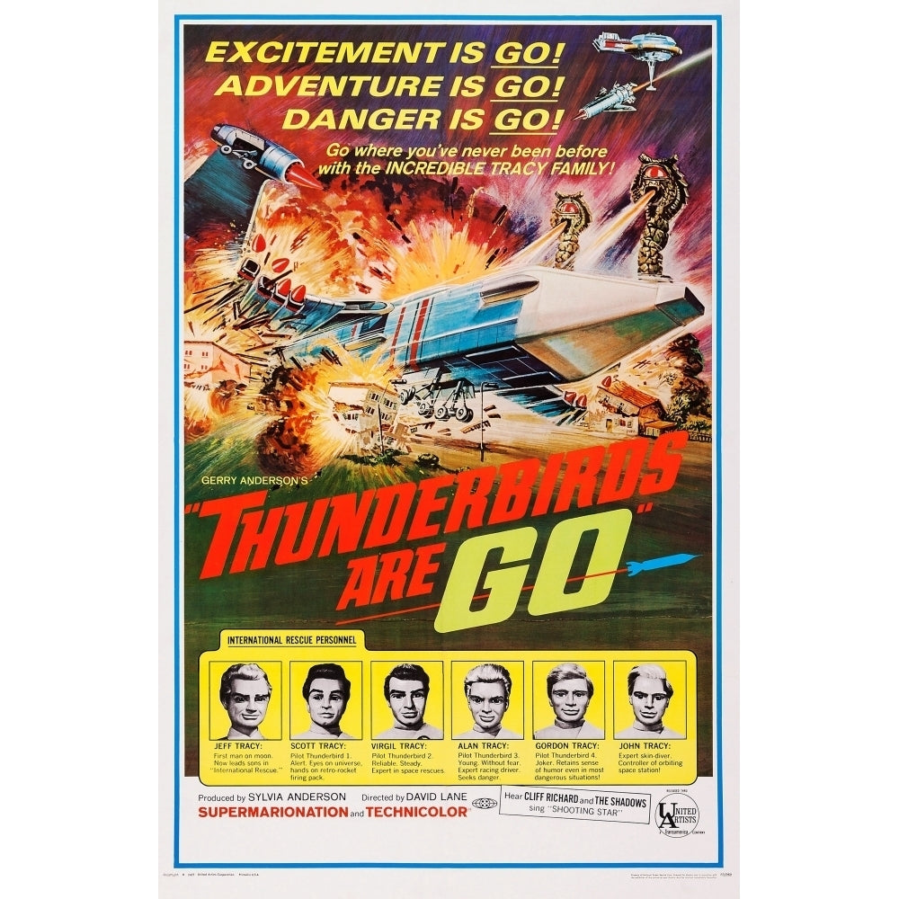 Thunderbirds Are Go Movie Poster Masterprint Image 1