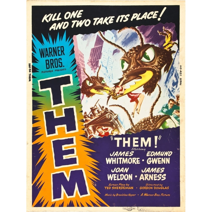 Them! Us Poster Art 1954 Movie Poster Masterprint Image 2