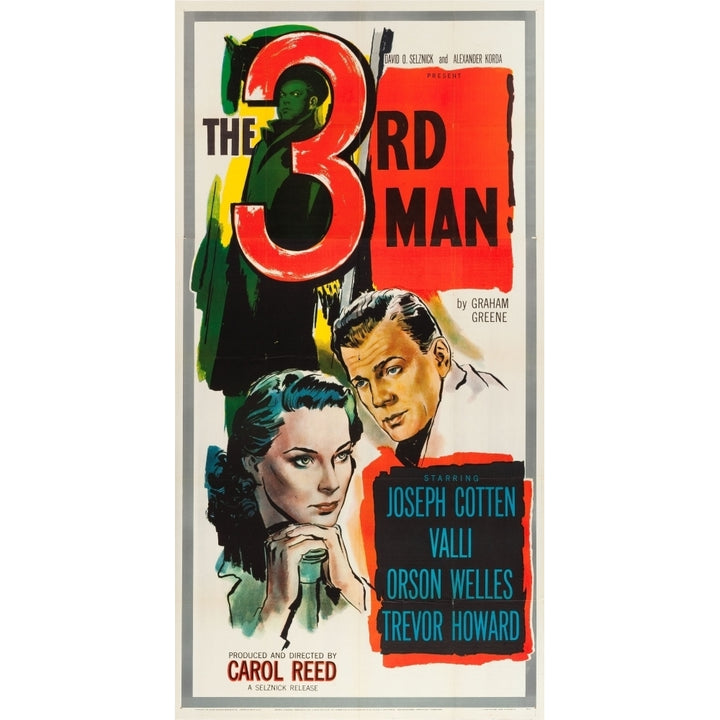 The Third Man Us Poster Art From Left: Alida Valli Joseph Cotten 1949 Movie Poster Masterprint Image 1