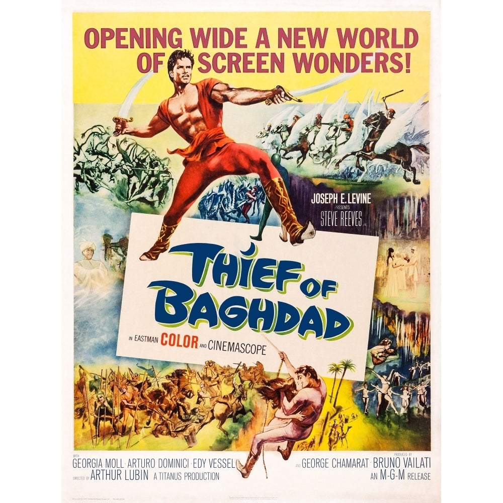 The Thief Of Baghdad Us Poster Steve Reeves 1961 Movie Poster Masterprint Image 2