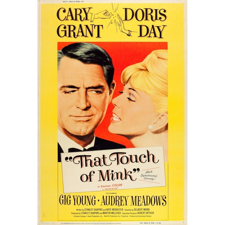 That Touch Of Mink L-R: Cary Grant Doris Day On Us Poster Art 1962. Movie Poster Masterprint Image 2