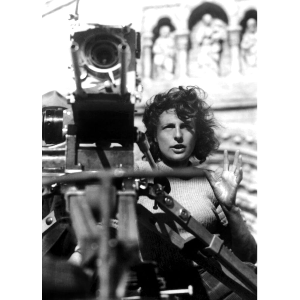 Tiefland Director Leni Riefenstahl On Set 1954 Photo Print Image 1