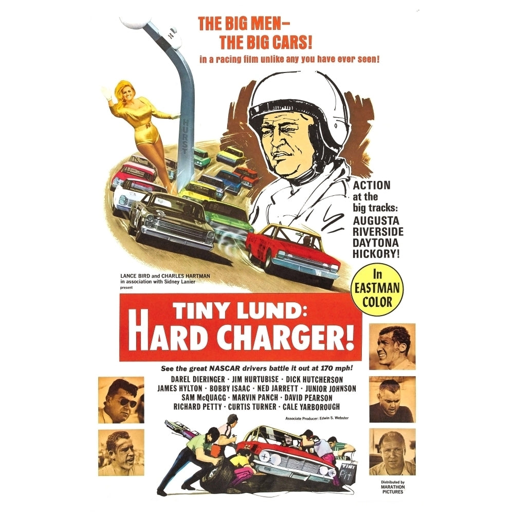 Tiny Lund: Hard Charger! Tiny Lund 1969 Movie Poster Masterprint Image 2