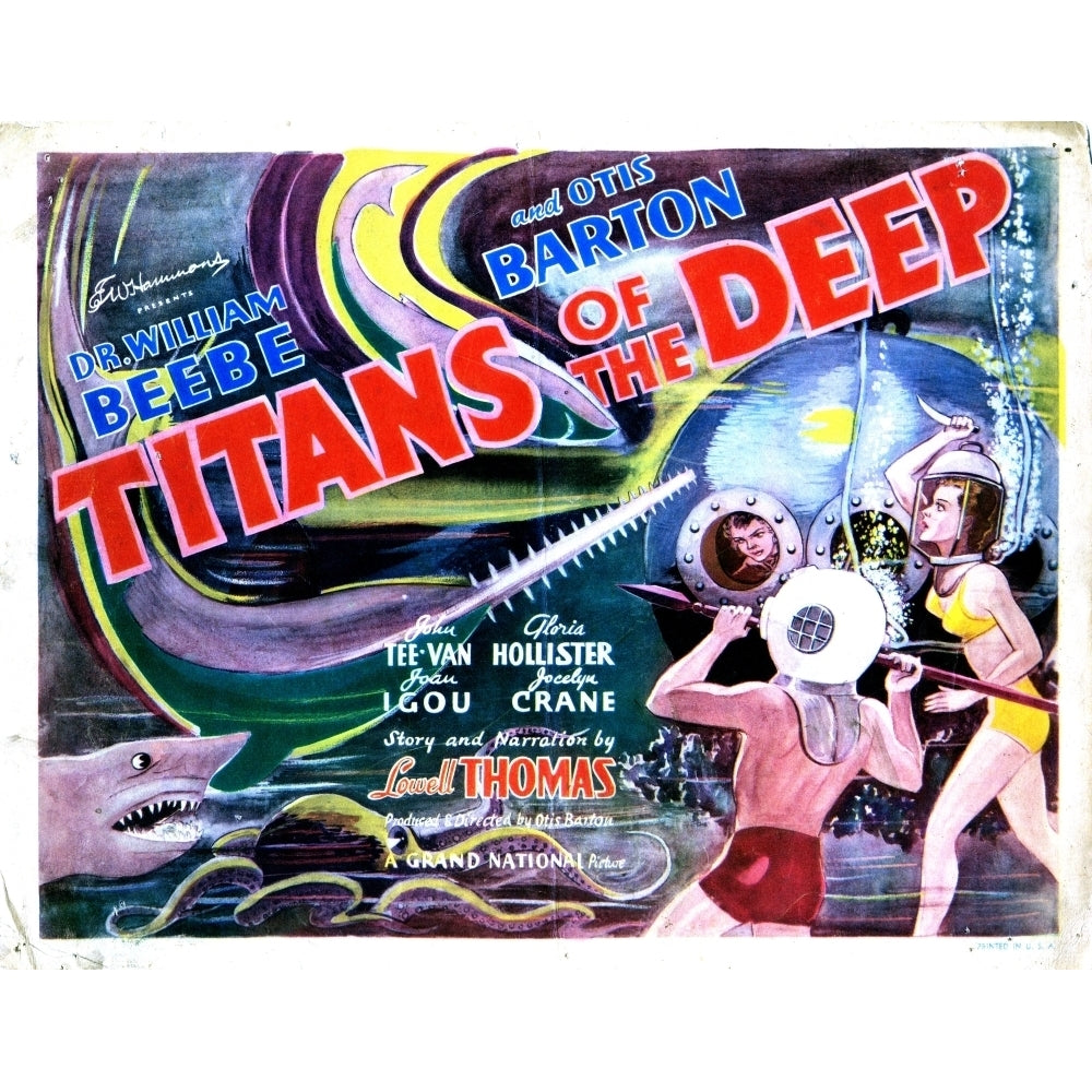 Titans Of The Deep Movie Poster Masterprint Image 2