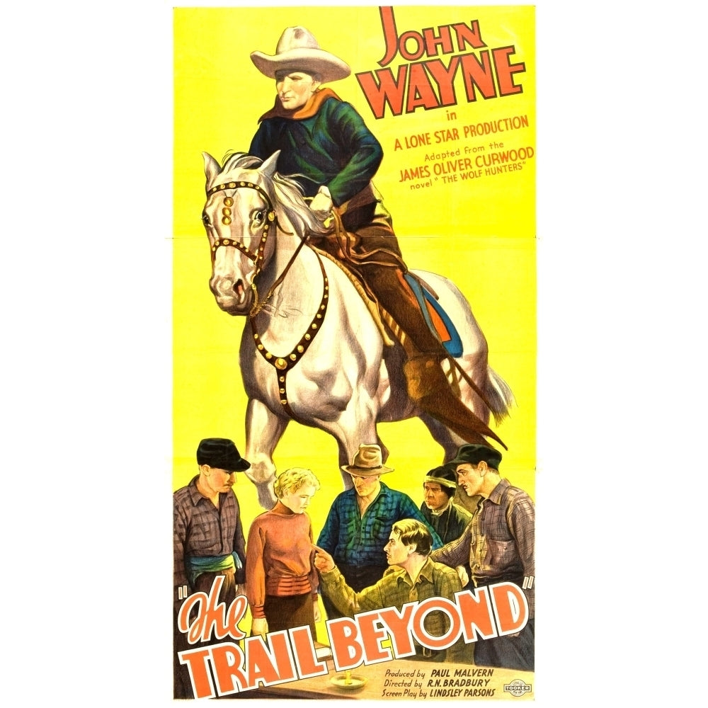 The Trail Beyond Top: John Wayne Bottom Second From Left: Verna Hillie 1934. Movie Poster Masterprint Image 1