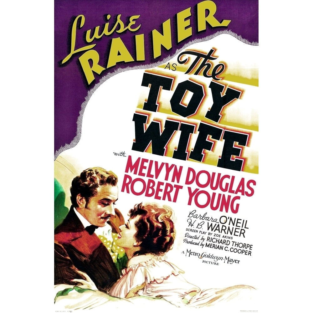 The Toy Wife Us Poster Art From Left: Melvyn Douglas Luise Rainer 1938 Movie Poster Masterprint Image 2