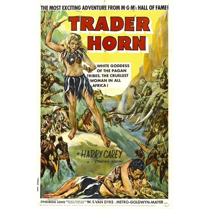 Trader Horn Poster Art 1931. Movie Poster Masterprint Image 2