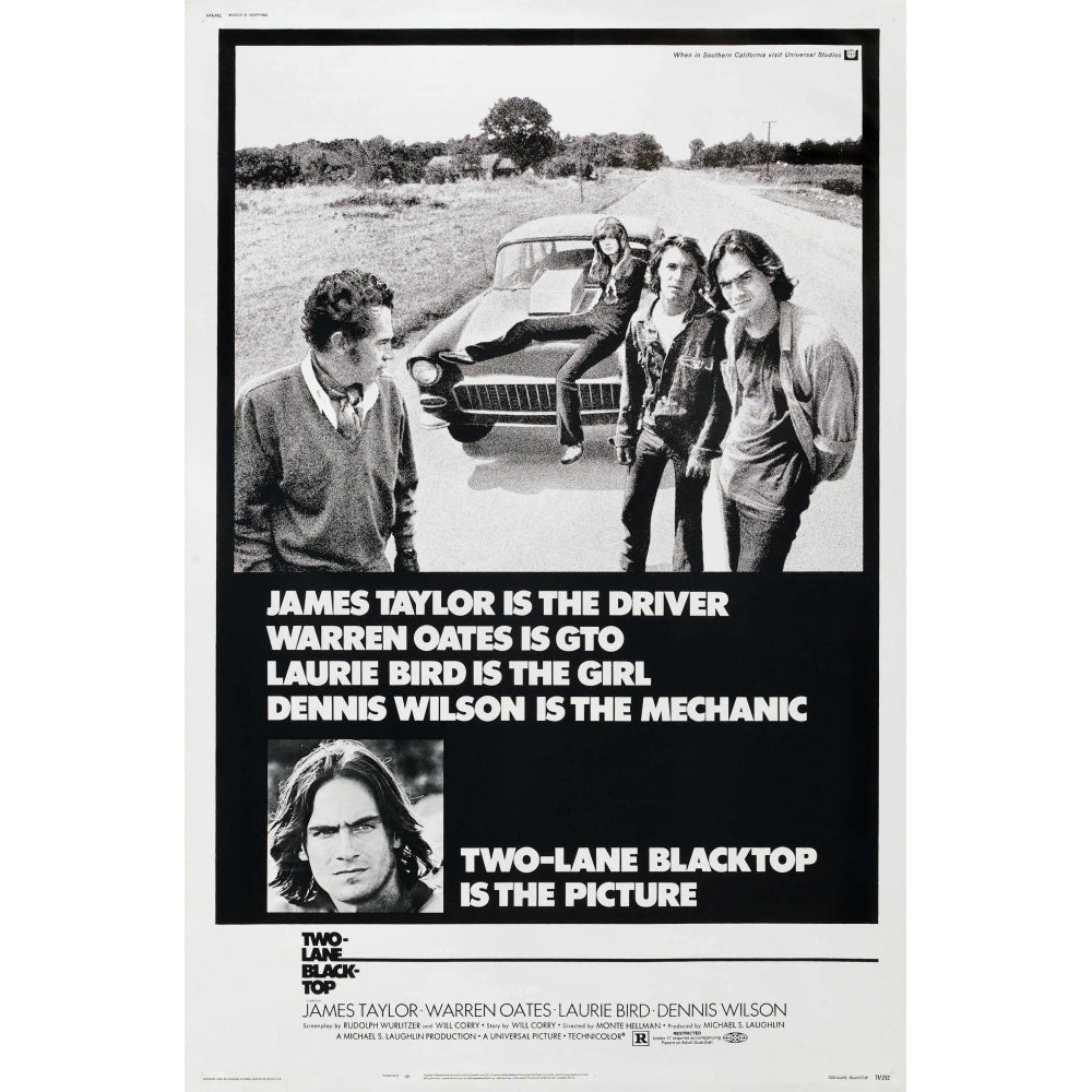 Two-Lane Blacktop U Movie Poster Masterprint Image 2