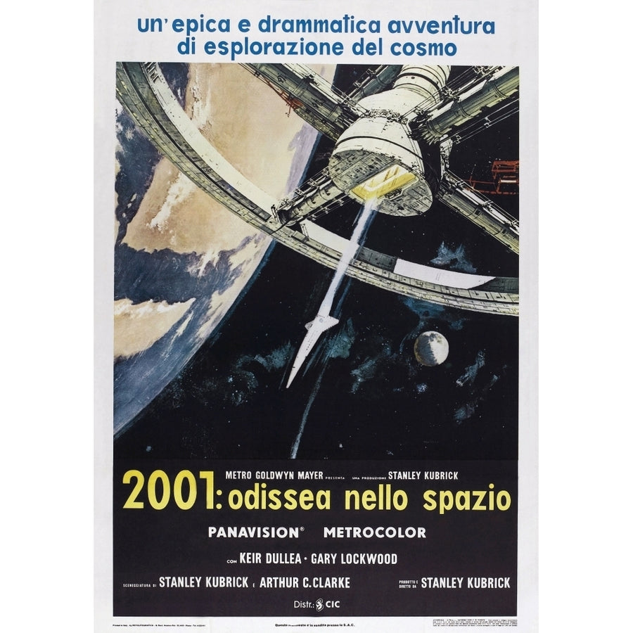 2001: A Space Odyssey Italian Poster 1968 Movie Poster Masterprint Image 1