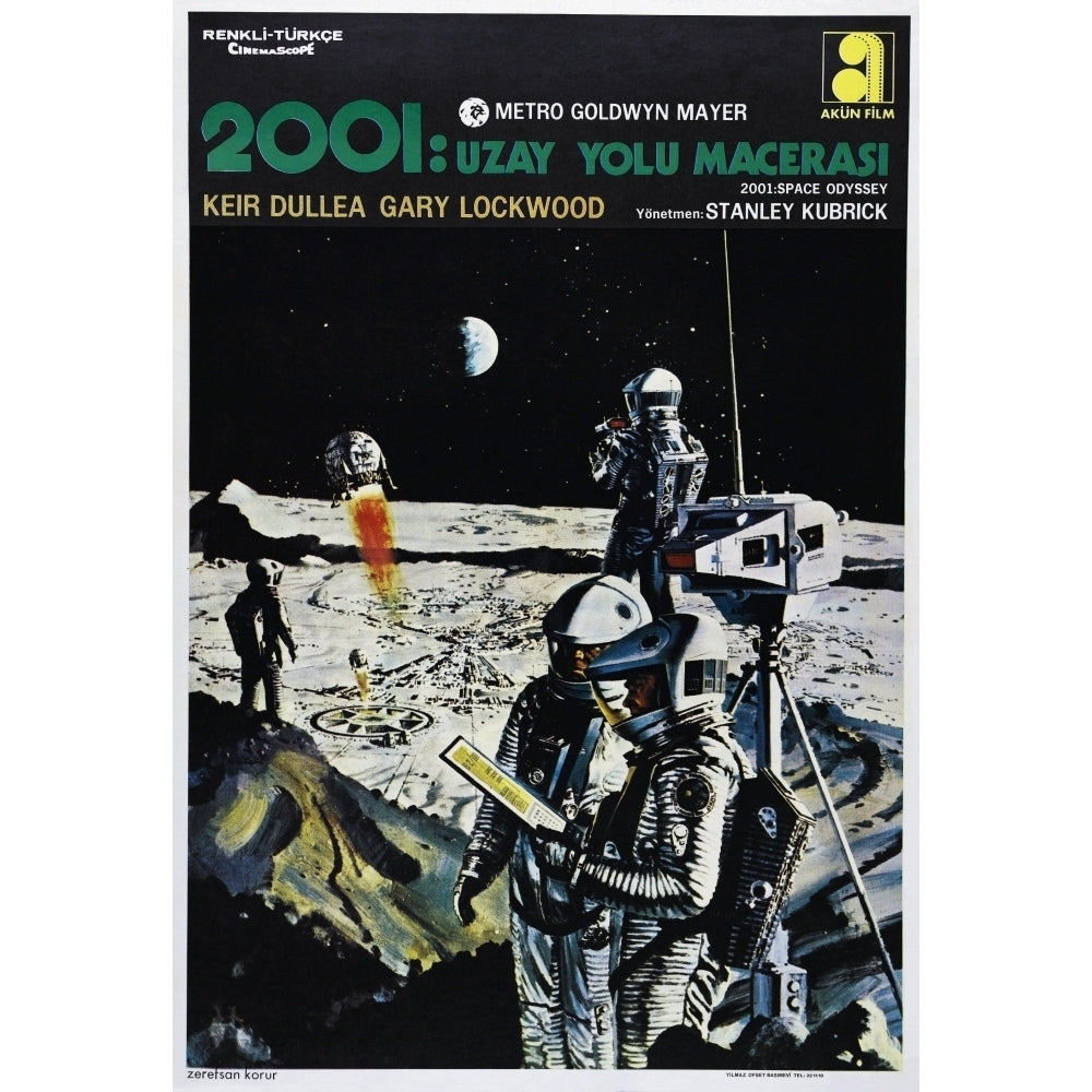 2001: A Space Odyssey Turkish Poster 1968 Movie Poster Masterprint Image 2