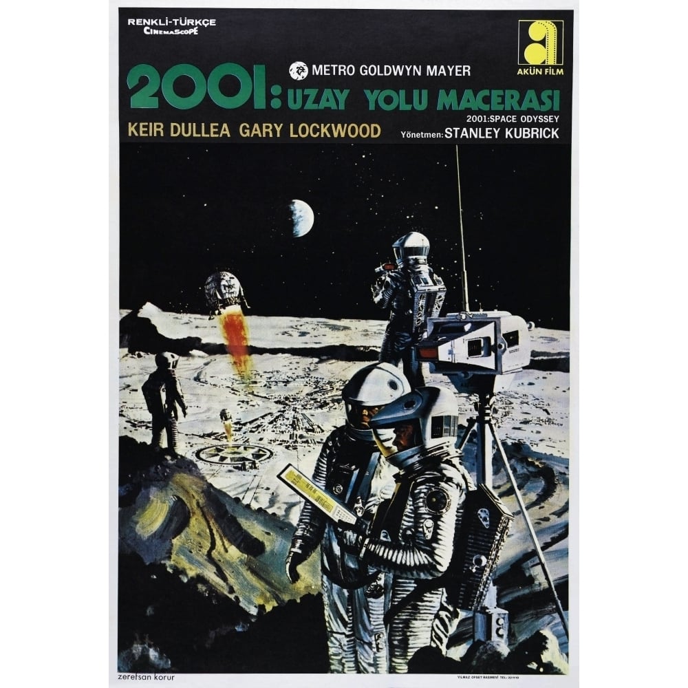 2001: A Space Odyssey Turkish Poster 1968 Movie Poster Masterprint Image 1