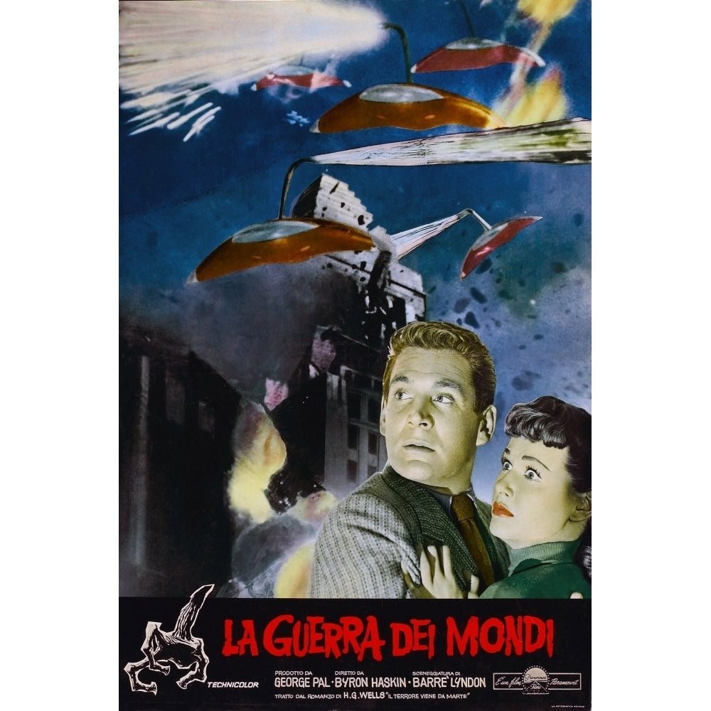 The War Of The Worlds Left To Right: Gene Barry Ann Robinson 1953. Movie Poster Masterprint Image 2