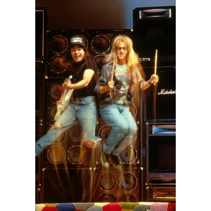 WayneS World Mike Myers Dana Carvey 1992 Paramount/Courtesy Everett Collection Photo Print Image 2