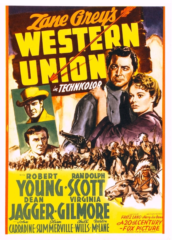 Western Union Movie Poster Masterprint Image 1