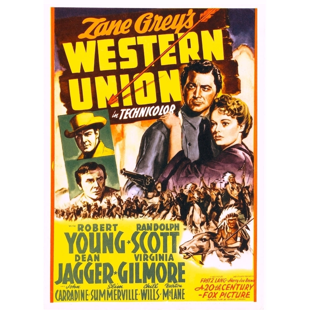 Western Union Movie Poster Masterprint Image 2