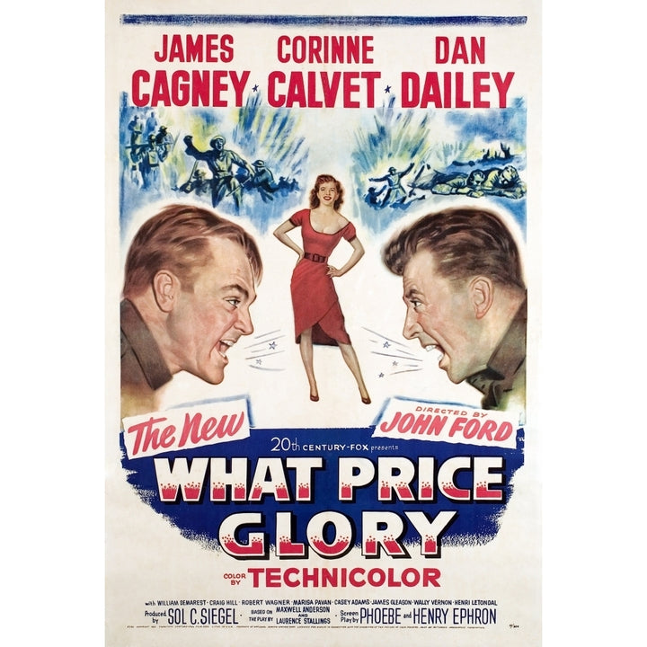 What Price Glory James Cagney Corinne Calvet Dan Dailey 1952. Movie Poster Masterprint Image 1