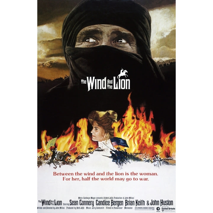 The Wind And The Lion Sean Connery Candice Bergen 1975 Movie Poster Masterprint Image 1