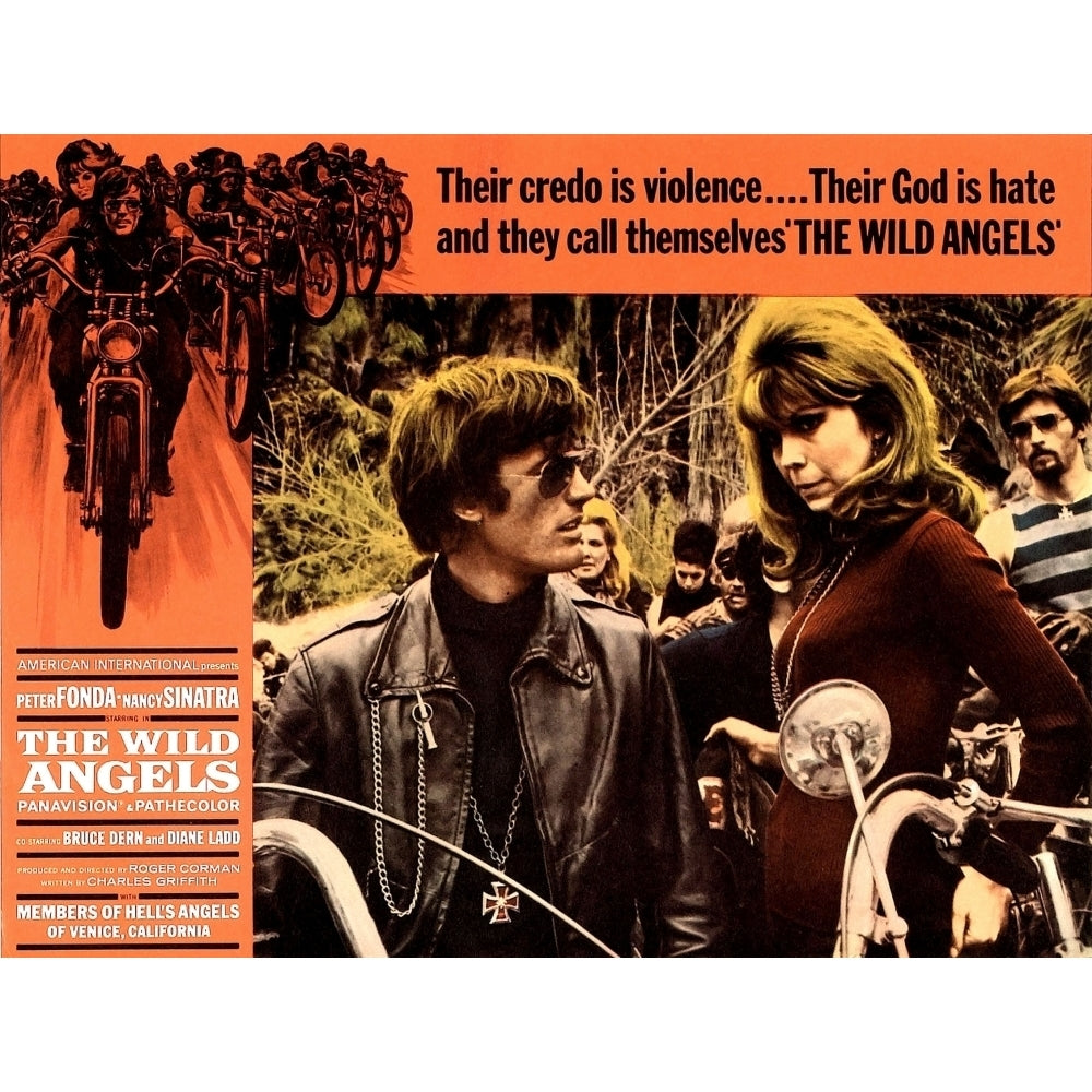 The Wild Angels Close-Up Inset Left To Right: Peter Fonda Nancy Sinatra 1966. Movie Poster Masterprint Image 2