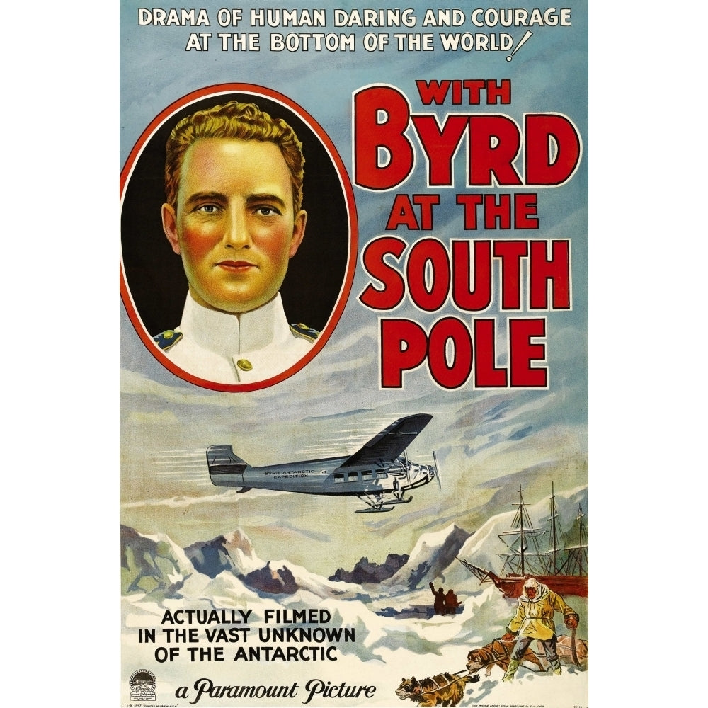 With Byrd At The South Pole Admiral Richard E. Byrd 1930 Movie Poster Masterprint Image 2