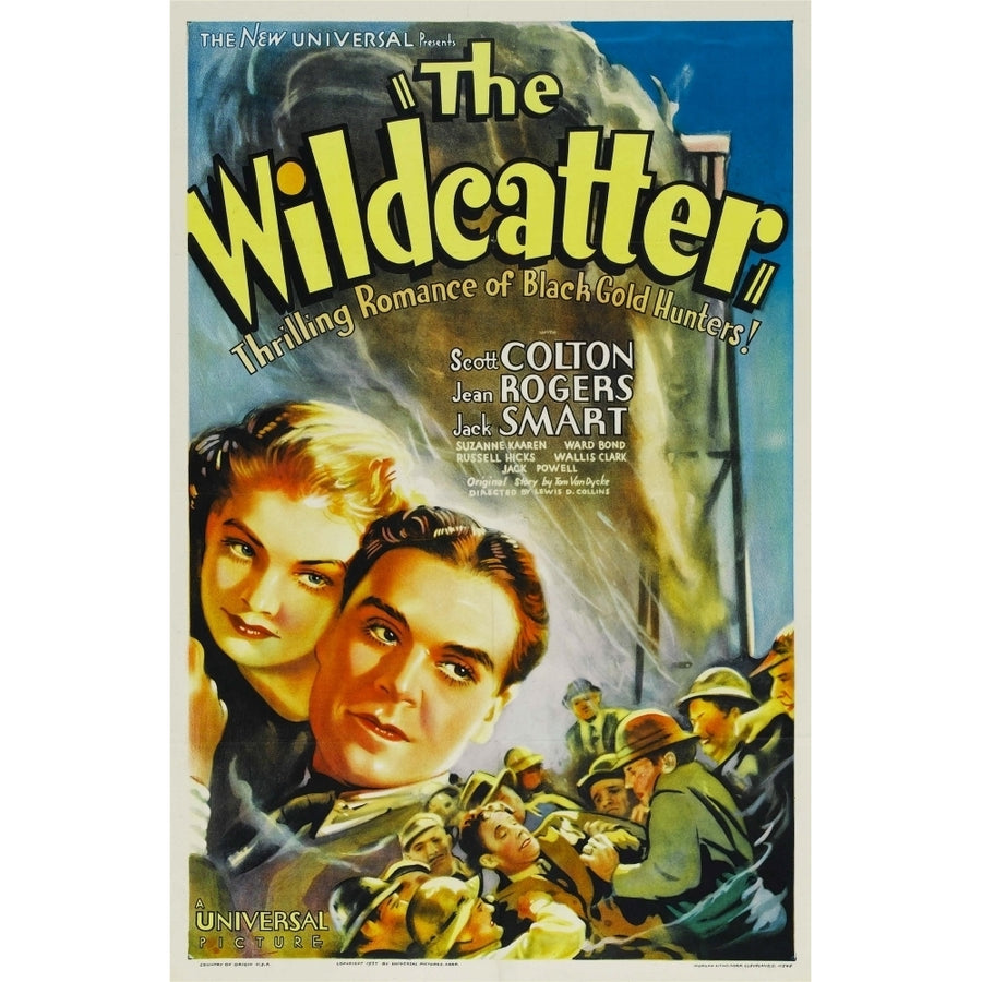 The Wildcatter From Left: Jean Rogers Scott Colton 1937 Movie Poster Masterprint Image 1