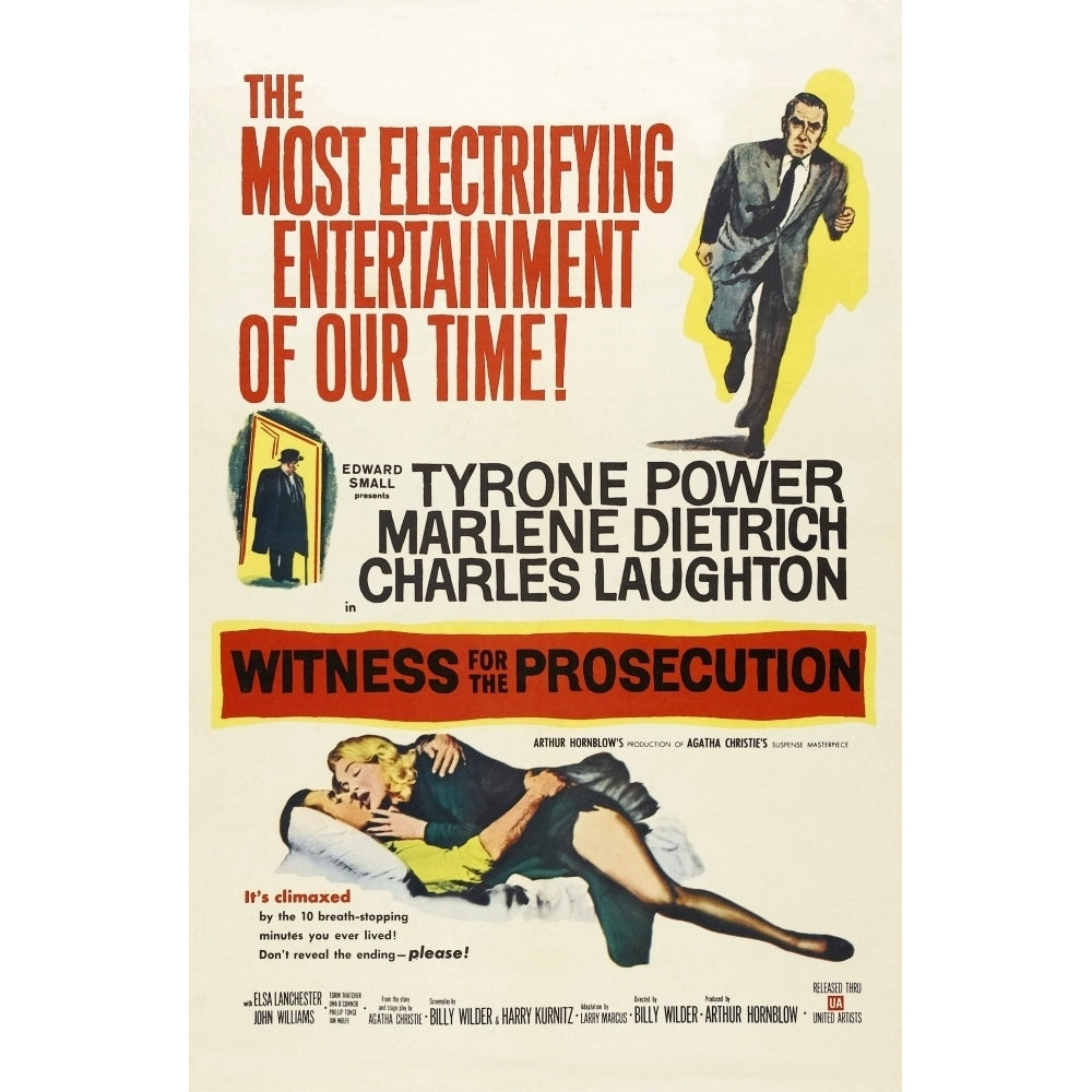 Witness For The Prosecution Movie Poster Masterprint Image 2