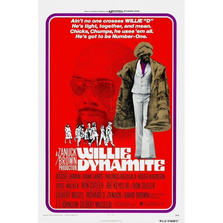 Willie Dynamite Us Poster Roscoe Orman 1974 Movie Poster Masterprint Image 1