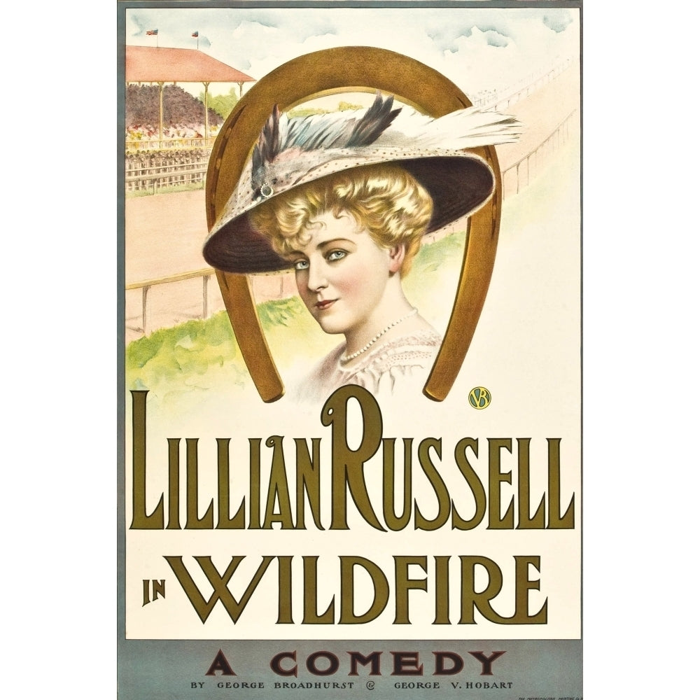 Wildfire Lillian Russell On Poster Art 1915. Movie Poster Masterprint Image 2