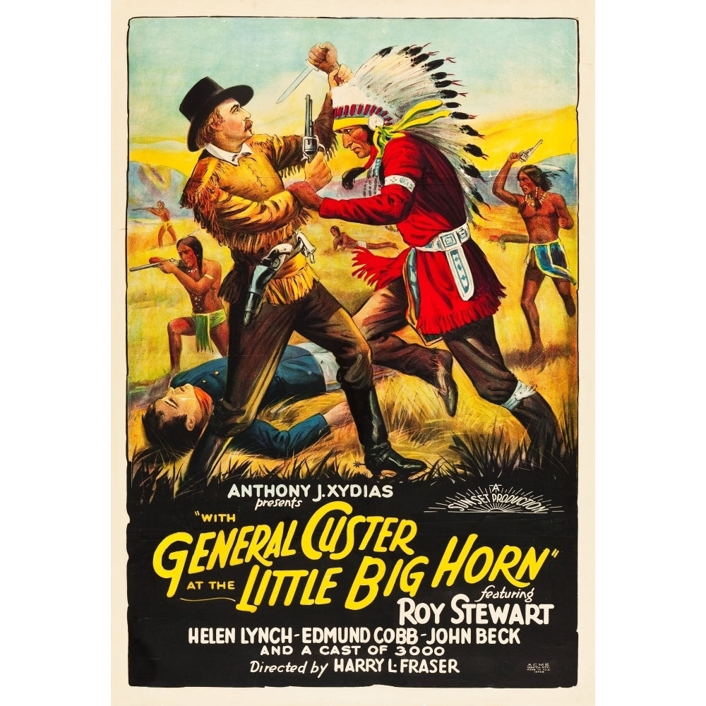 With General Custer At Little Big Horn Movie Poster Masterprint Image 1